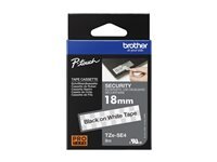 BROTHER Schriftbandkassette Weiß/Schwarz