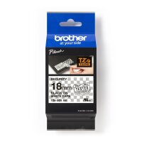 BROTHER Schriftbandkassette Weiß/Schwarz