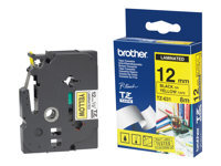 BROTHER TC101 12mm Band farblos/schwarz