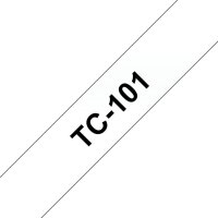 BROTHER TC101 12mm Band farblos/schwarz