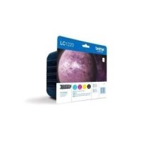BROTHER LC1220VALBP 4er Pack Schwarz, Gelb, Cyan, Magenta Tintenpatrone