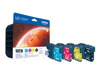 BROTHER LC1100HY 4er Pack Schwarz, Gelb, Cyan, Magenta...
