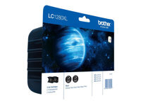 BROTHER Tinte LC-1280XLBKBP2 schwarz Jumbo Blister Twin Pack