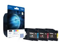 BROTHER LC1280XL Rainbow Pack 3er Pack Gelb, Cyan, Magenta Tintenpatrone