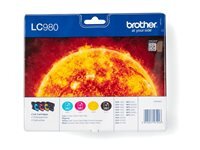 BROTHER LC980VALBP 4er Pack Schwarz, Gelb, Cyan, Magenta...