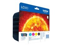 BROTHER LC980VALBP 4er Pack Schwarz, Gelb, Cyan, Magenta...