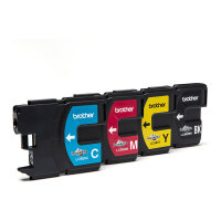 BROTHER LC980VALBP 4er Pack Schwarz, Gelb, Cyan, Magenta Tintenpatrone