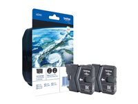 BROTHER Tinte LC-985BKBP2 schwarz Blister Twin Pack