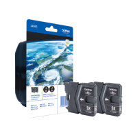 BROTHER Tinte LC-985BKBP2 schwarz Blister Twin Pack