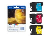 BROTHER LC1100RBWBP Blister Pack Rainbow