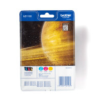 BROTHER LC1100RBWBP Blister Pack Rainbow