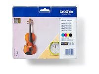 BROTHER LC127XL Value Pack 4er Pack Schwarz, Gelb, Cyan,...