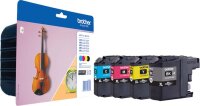 BROTHER LC127XL Value Pack 4er Pack Schwarz, Gelb, Cyan, Magenta Tintenpatrone