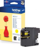 BROTHER LC121Y Gelb Tintenpatrone