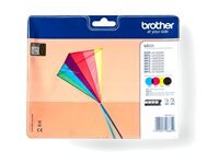 BROTHER LC223 4er Pack Schwarz, Gelb, Cyan, Magenta...