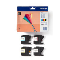 BROTHER LC223 4er Pack Schwarz, Gelb, Cyan, Magenta Tintenpatrone
