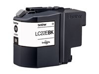 BROTHER LC22EBK Sehr hohe Ergiebigkeit Schwarz Tintenpatrone