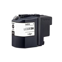 BROTHER LC22EBK Sehr hohe Ergiebigkeit Schwarz Tintenpatrone