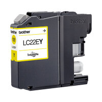 BROTHER LC22EY Gelb Tintenpatrone
