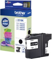 BROTHER LC221BK Schwarz Tintenpatrone