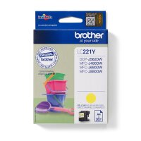 BROTHER LC221Y Gelb Tintenpatrone