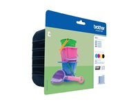 BROTHER LC221 Value Pack 4er Pack Schwarz, Gelb, Cyan,...