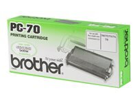 BROTHER Thermofarbband schwarz  144S. Fax-T72/74/76/78/92/94/96/98