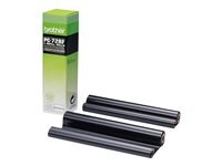 BROTHER Thermofarbband schwarz 2x144S Fax-T72/74/76/T78