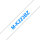 BROTHER P-TOUCH 9MM BLAU AUF WEISS #MK223BZ