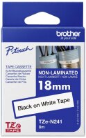 BROTHER Tape TZEN241 /w/s/8m/18mm/no lam/PT 1000