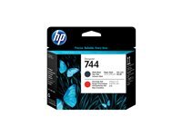HP 744 Schwarz, Chromatic Red Druckkopf