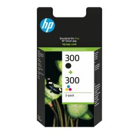 HP 300 2er Pack Schwarz,dreifarbig Tintenpatrone