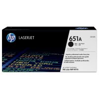 HP 651A Schwarz LaserJet Tonerpatrone (CE340A)