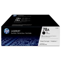 HP 78A 2er Pack Schwarz LaserJet Tonerpatrone (CE278AD)