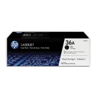 HP 36A 2er Pack Schwarz LaserJet Tonerpatrone (CB436AD)