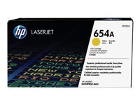 HP 654A Gelb LaserJet Tonerpatrone (CF332A)