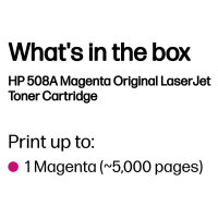 HP 508A Magenta LaserJet Tonerpatrone (CF363A)