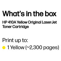 HP 410A Gelb LaserJet Tonerpatrone (CF412A)