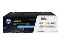 HP 201X 3er Pack Gelb, Cyan, Magenta LaserJet...