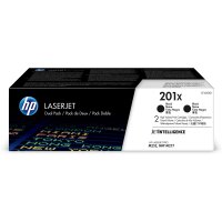 HP 201X 2er Pack Schwarz LaserJet Tonerpatrone (CF400XD)