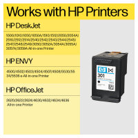 HP 301 Schwarz Tintenpatrone