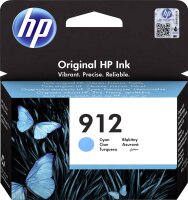 HP 912 Cyan Original Ink Cartridge
