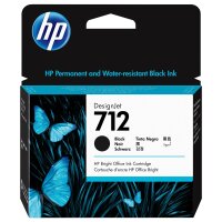 HP 712 80-ml Black DesignJet Ink Cartridge