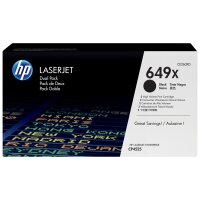 HP 649X 2er Pack Schwarz LaserJet Tonerpatrone (CE260XD)