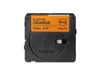 BROTHER Schriftband Brother 12mmx4m schwarz/orange BTAG-T31