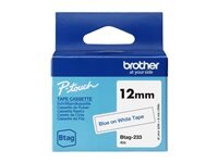 BROTHER Schriftband Brother 12mmx4m blau/weiß BTAG-233