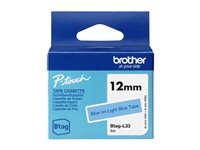 BROTHER Schriftband Brother 12mmx4m blau/hellblau BTAG-L33