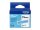 BROTHER Schriftband Brother 12mmx4m blau/hellblau BTAG-L33