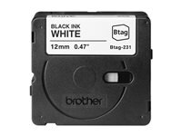 BROTHER Schriftband Brother 12mmx4m schwarz/weiß...