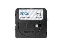 BROTHER Schriftband Brother 12mmx4m blau/transparent...